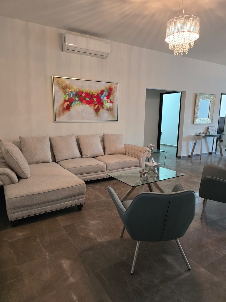DEPARTAMENTO EN RENTA EN RAMOS ARIZPE COMPLETAMENTE AMUEBLADO Y EQUIPADO